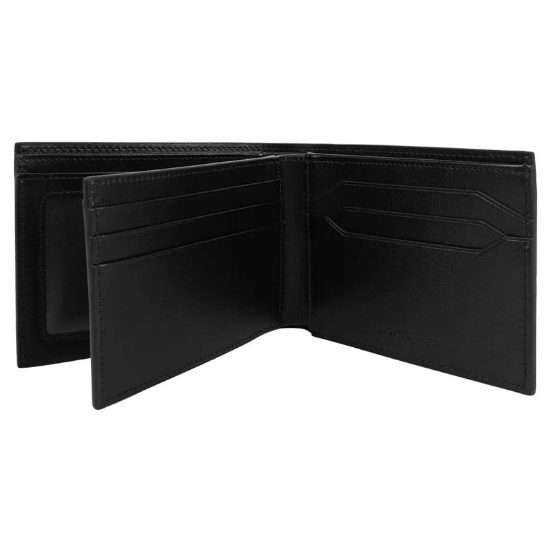 Meisterstuck 大班系列6+2多卡式對開短夾(黑色)-4