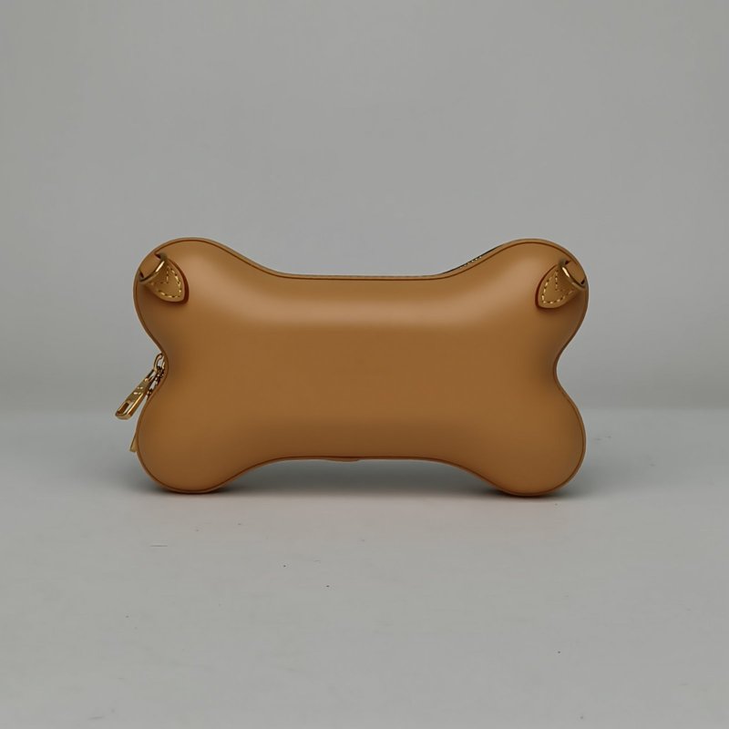 LOUIS VUITTON 老花PVC金扣晶片25SS菲董限定迷你骨頭包斜挎包肩背包-2