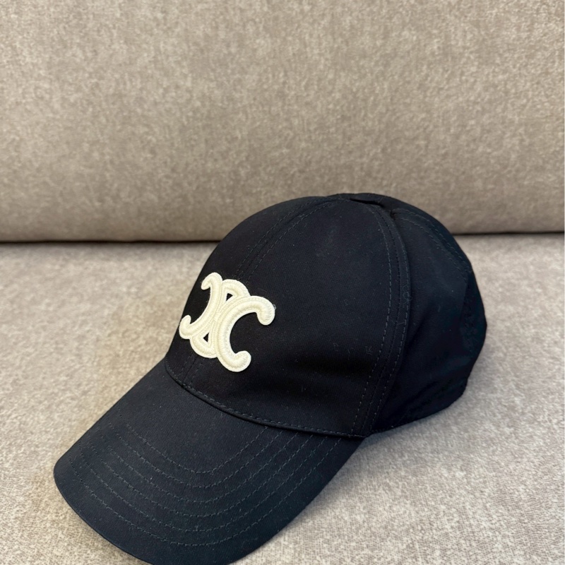 CELINE刺繡凱旋門帽帽-0