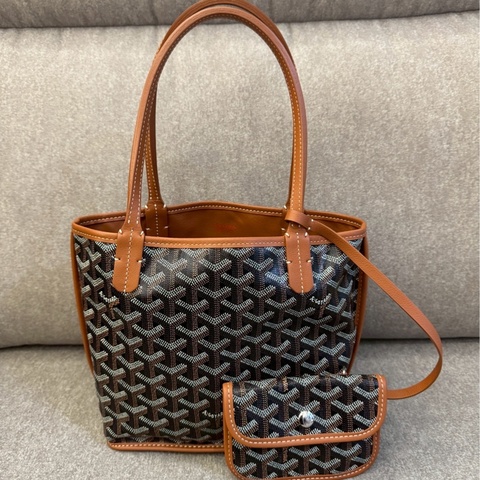 GOYARD MINI TOTE棕色