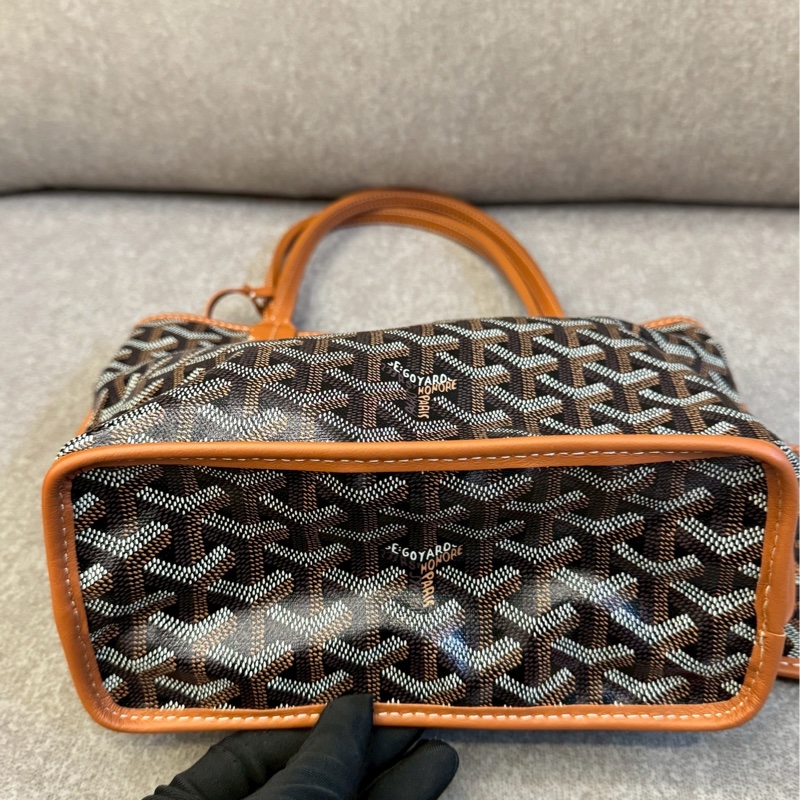 GOYARD MINI TOTE棕色-4