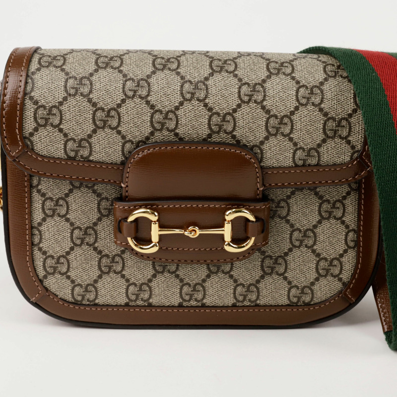 GUCCI Horsebit 1955 迷你肩斜背包 658574-1