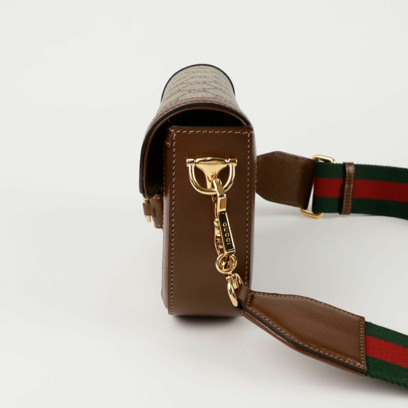 GUCCI Horsebit 1955 迷你肩斜背包 658574-2