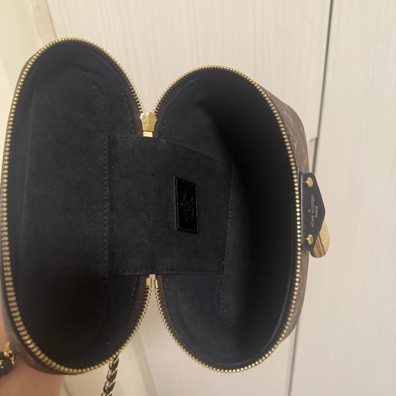 Lv Vanity Chain Pouch 老花化妝包-12