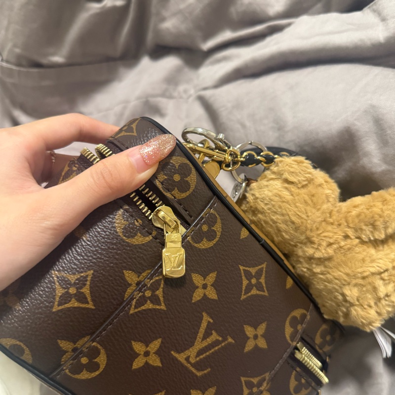 Lv Vanity Chain Pouch 老花化妝包-15