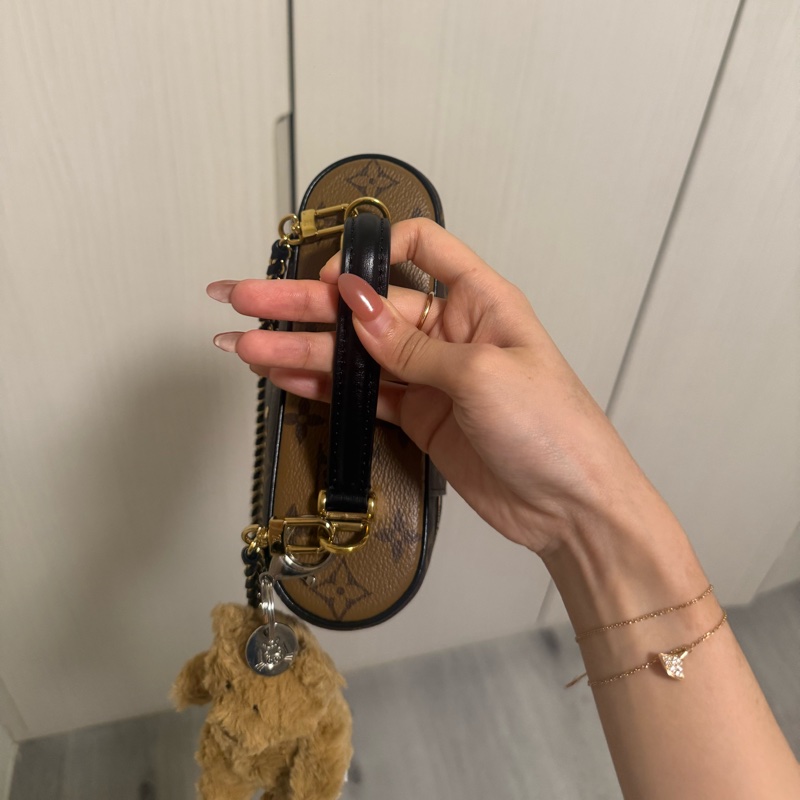 Lv Vanity Chain Pouch 老花化妝包-18