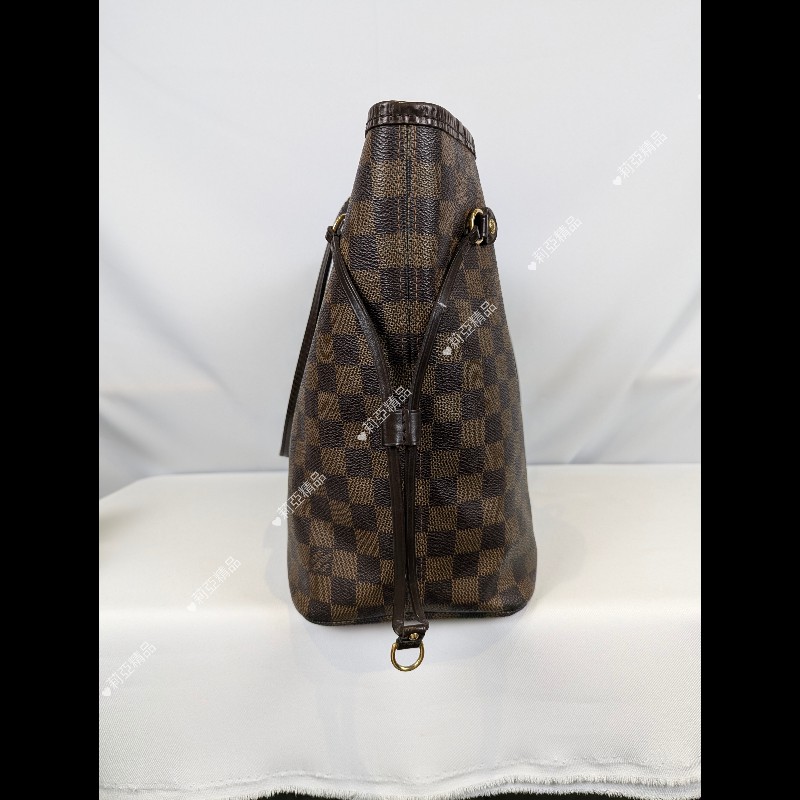 莉亞精品♡LV 棋盤格Neverfull 二手美包-8