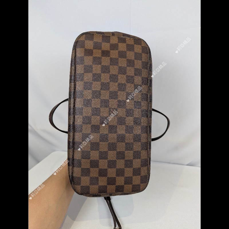 莉亞精品♡LV 棋盤格Neverfull 二手美包-9