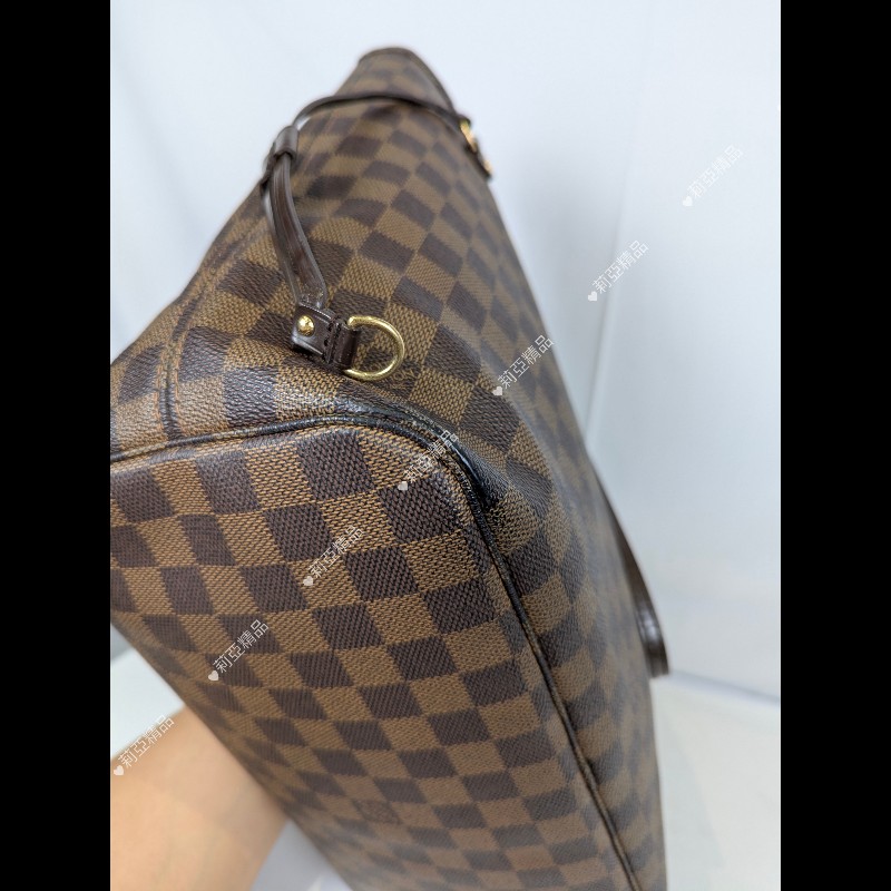 莉亞精品♡LV 棋盤格Neverfull 二手美包-10