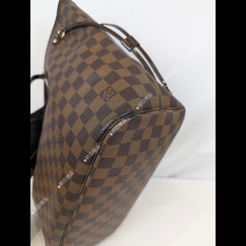 莉亞精品♡LV 棋盤格Neverfull 二手美包-11