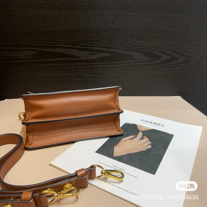 LV 雙色原花金釦Mini Dauphihne 肩斜包-2