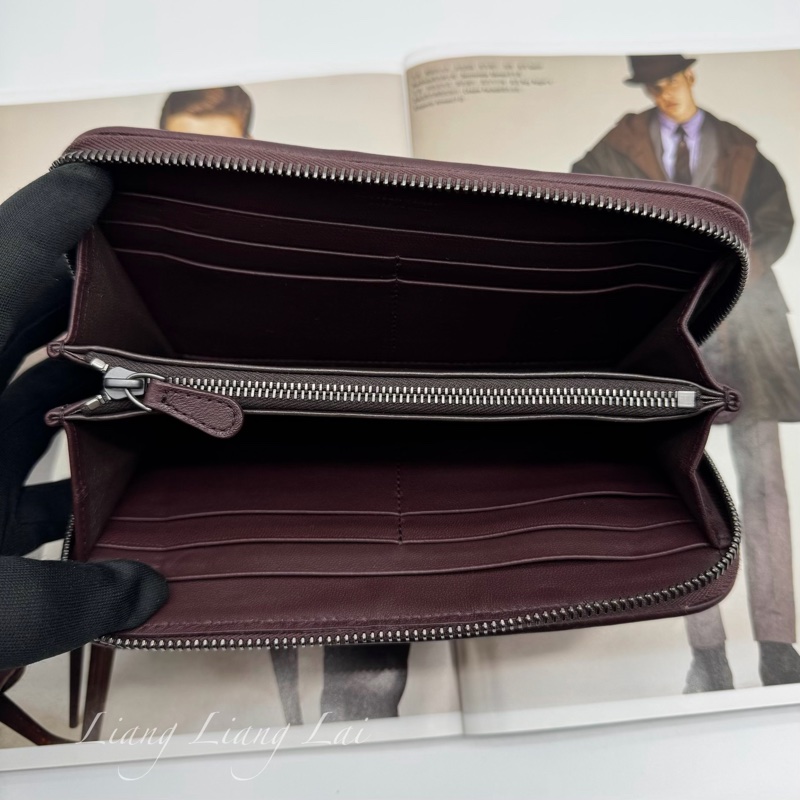 BOTTEGA VENETA BV三色編織拉鍊長夾-5