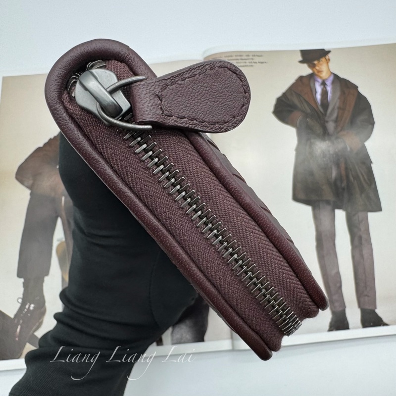 BOTTEGA VENETA BV三色編織拉鍊長夾-20
