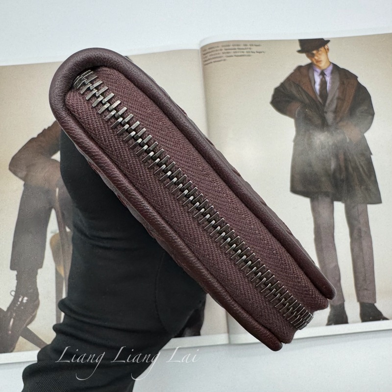 BOTTEGA VENETA BV三色編織拉鍊長夾-21