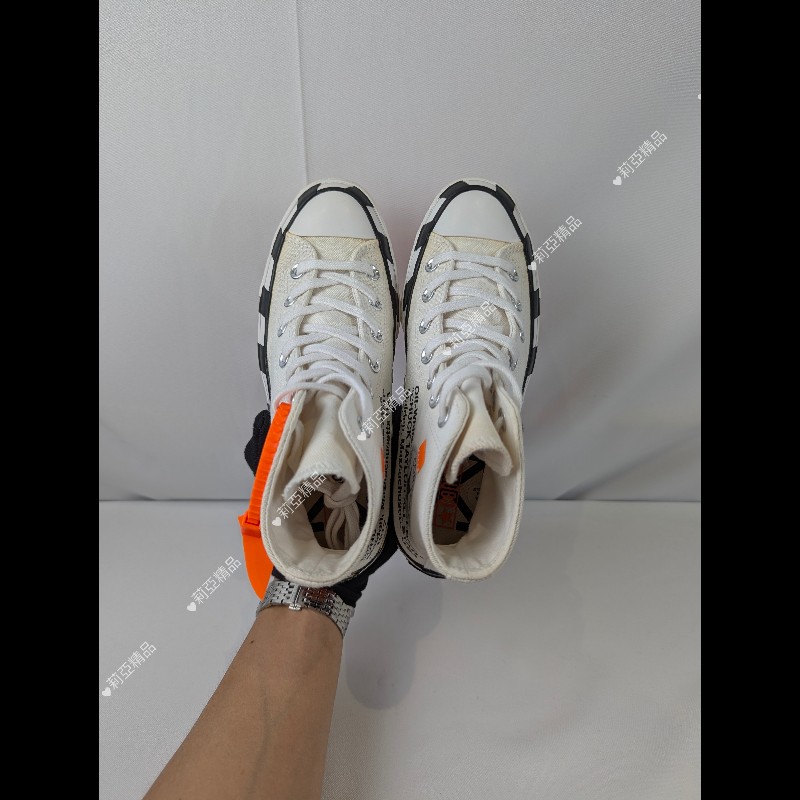 莉亞精品♡Off-White x Converse Chuck Taylor
All-Star 70 Hi 聯名款帆布鞋 二手美鞋-7