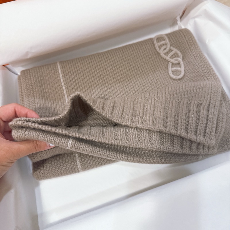 💖Hermes Maillons Traces 豬鼻 圍巾💖全新-5