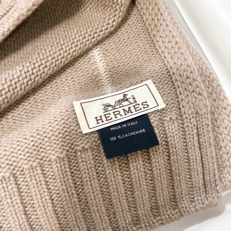 💖Hermes Maillons Traces 豬鼻 圍巾💖全新-6