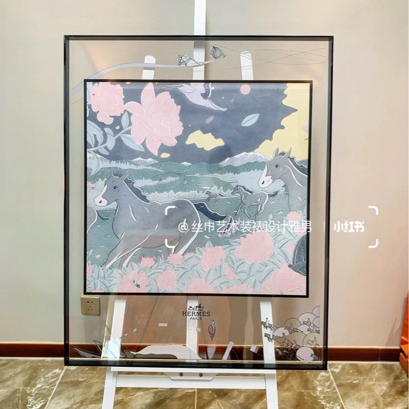 Hermes 愛馬仕 70x70 cm 絲巾 風中沈醉 全新-2