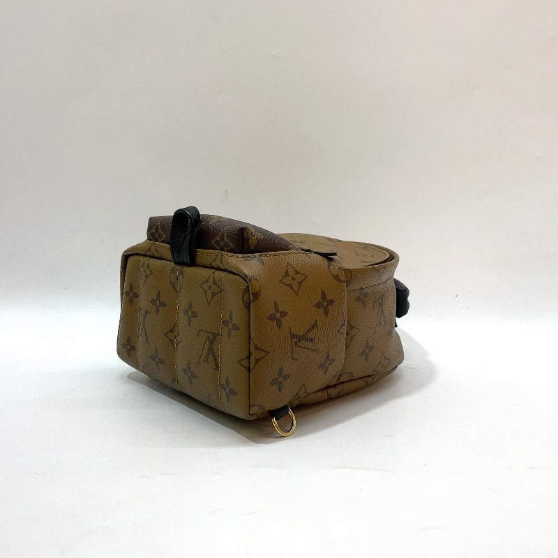 LV 雙色原花Palm springs Mini小書包-7