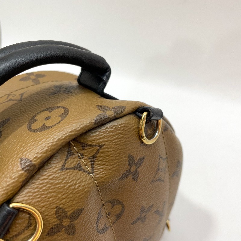 LV 雙色原花Palm springs Mini小書包-14