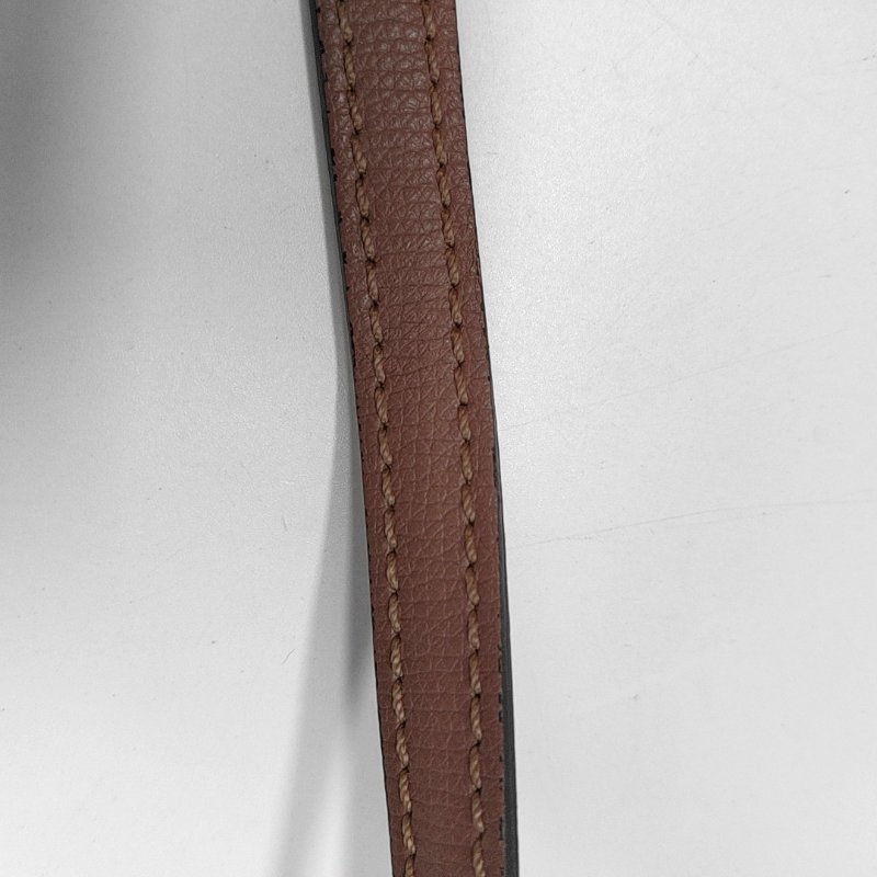 BURBERRY 水桶包粉色塗層帆布戰馬格紋斜挎包 金色五金-11