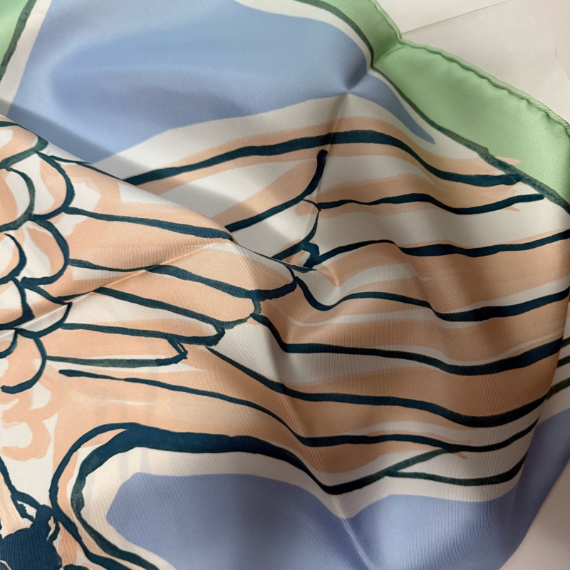 💖Hermes 愛馬仕 自由飛馬 90x90cm 絲巾💖 全新-5
