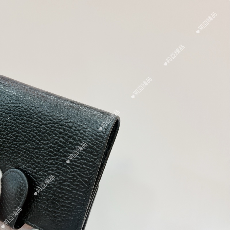 莉亞精品♡Gucci 615525 釦式短夾 黑色 二手-9