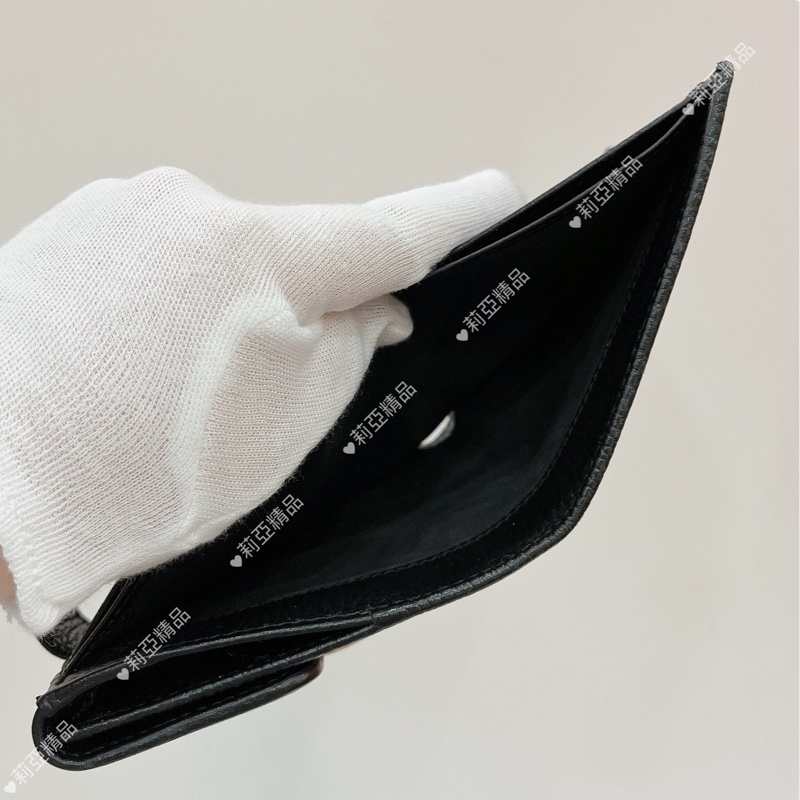 莉亞精品♡Gucci 615525 釦式短夾 黑色 二手-17