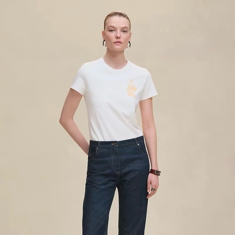 💖Hermes T-shirt 白色 上衣💖 全新 38號