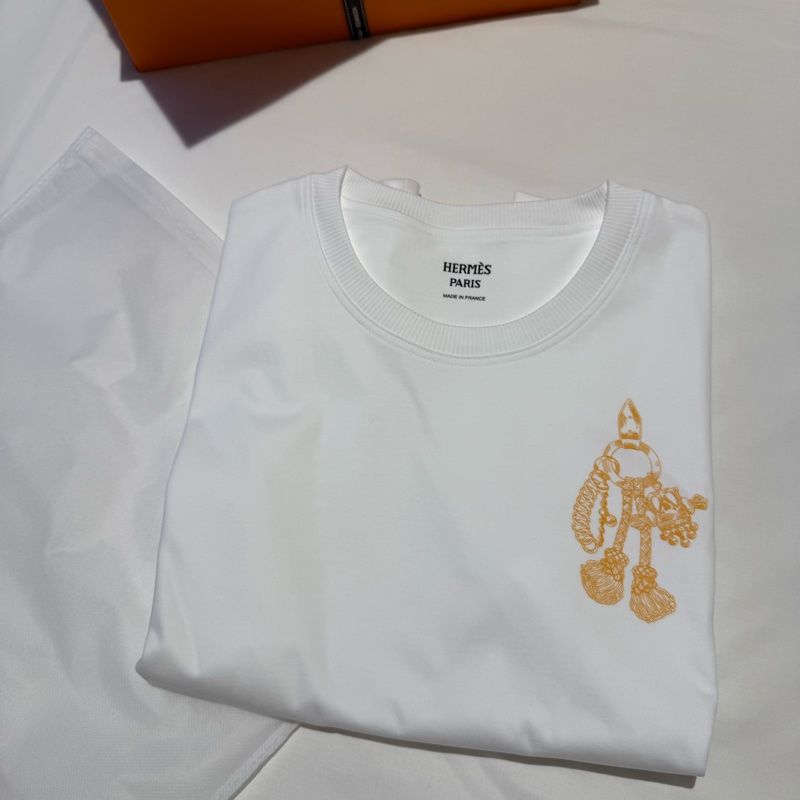 💖Hermes T-shirt 白色 上衣💖 全新 38號-2