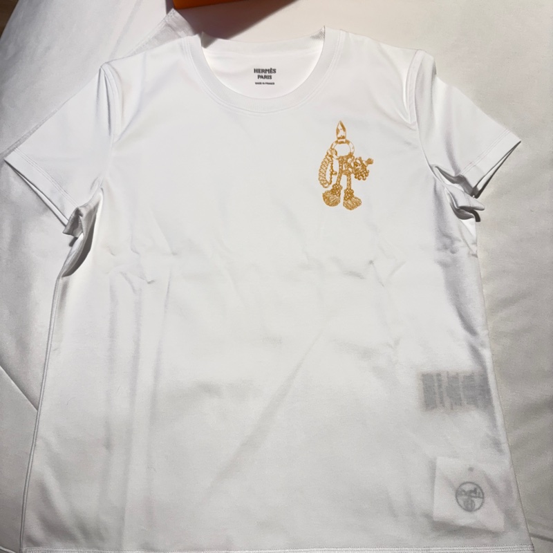 💖Hermes T-shirt 白色 上衣💖 全新 38號-4