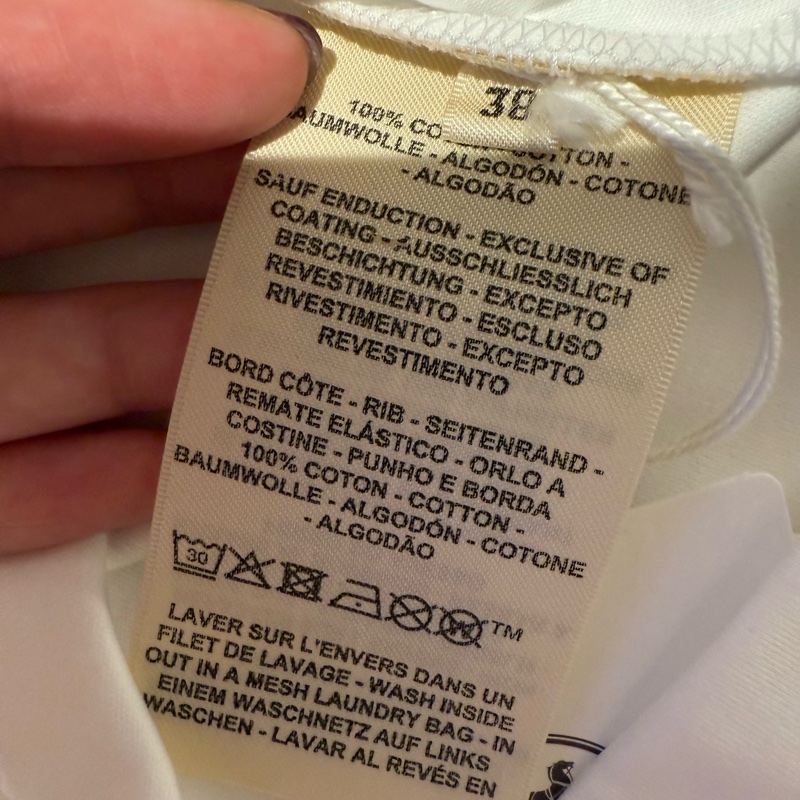 💖Hermes T-shirt 白色 上衣💖 全新 38號-6