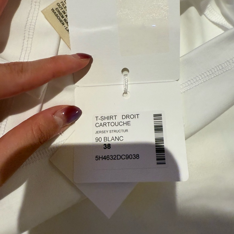 💖Hermes T-shirt 白色 上衣💖 全新 38號-9