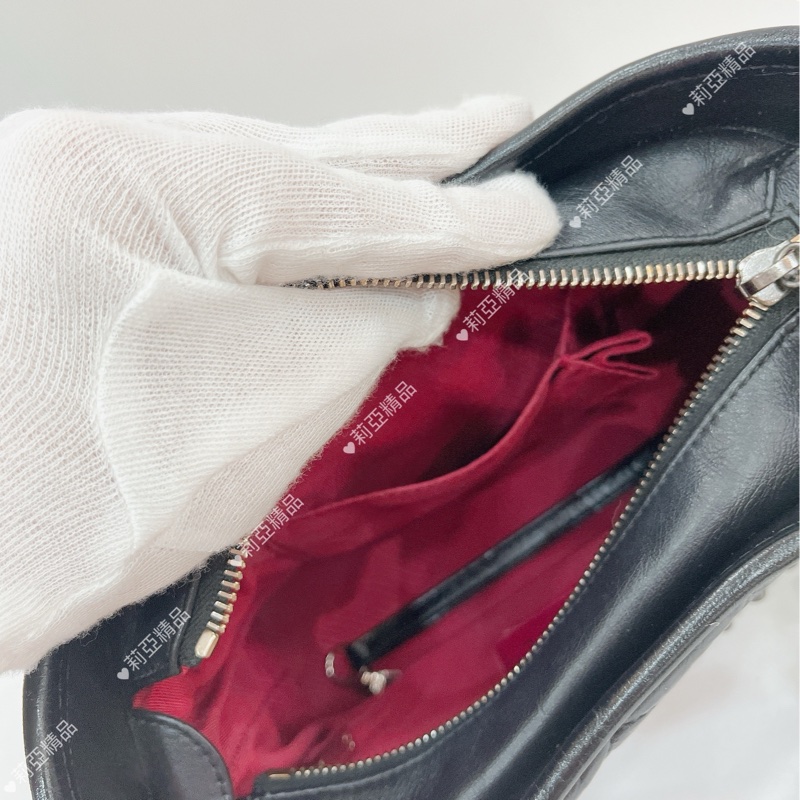 莉亞精品♡Chanel AS0865 皮穿練字母手把 流浪包 二手-17