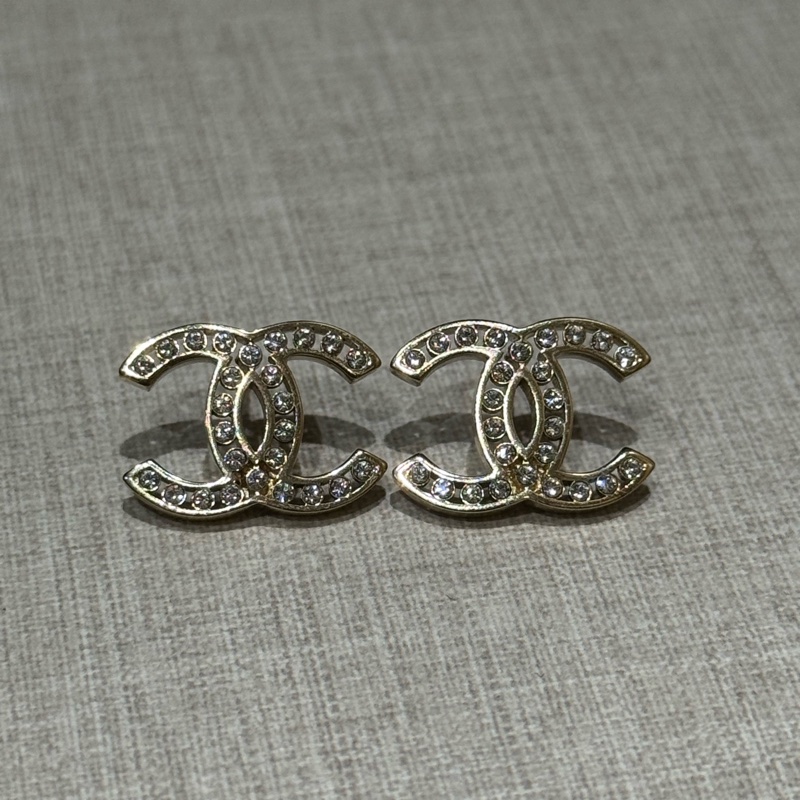 Chanel 水鑽耳環-2