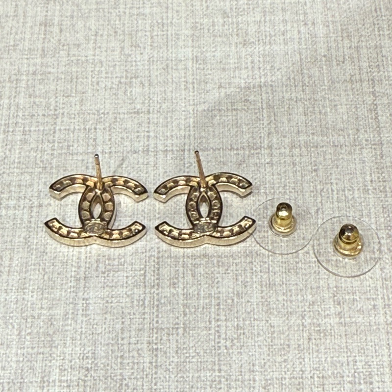 Chanel 水鑽耳環-4