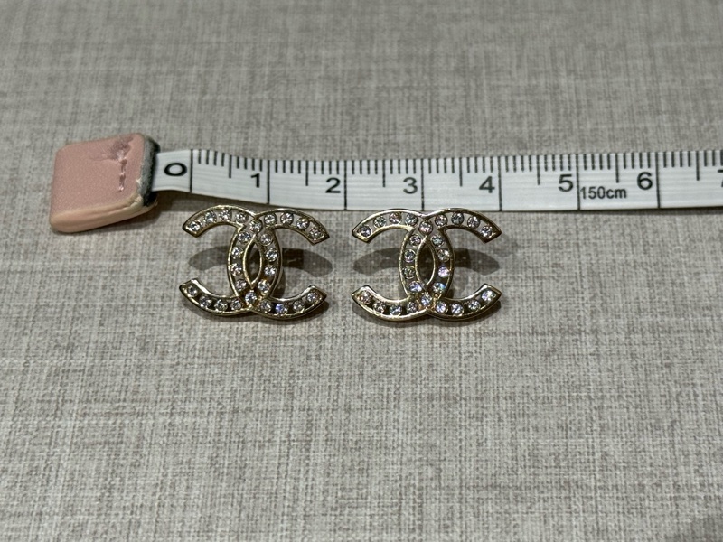 Chanel 水鑽耳環-5