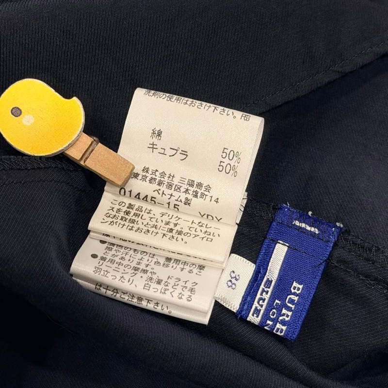 Burberry 藍標 花邊蕾絲戰馬上衣 深藍-8