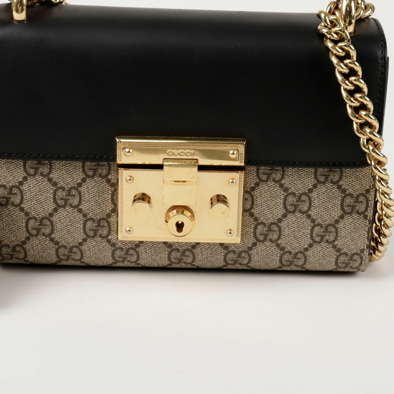 GUCCI 槳形鎖扣小鏈條單肩斜背包 409487-1