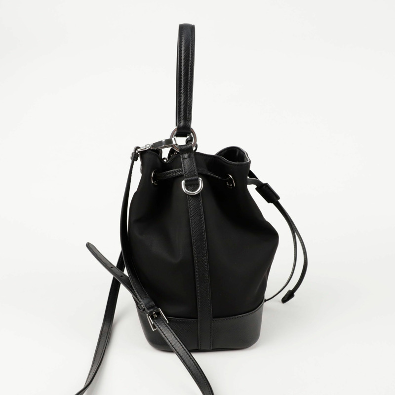 PRADA 1BE055 水桶手提單肩包-5