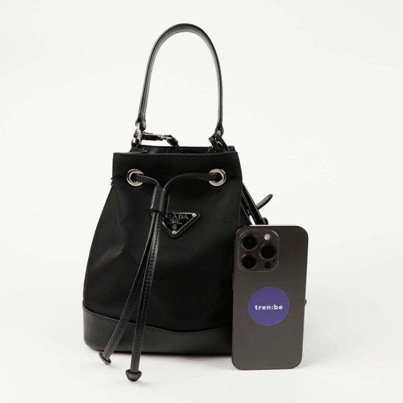 PRADA 1BE055 水桶手提單肩包-7