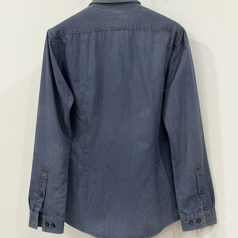 Burberry 黑標 復古戰馬牛仔襯衫-1