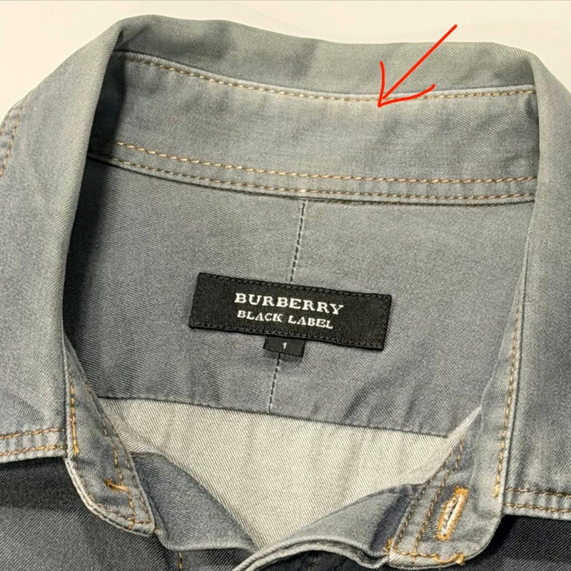 Burberry 黑標 復古戰馬牛仔襯衫-2