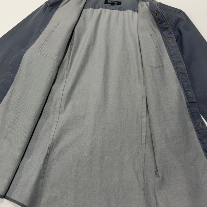 Burberry 黑標 復古戰馬牛仔襯衫-8