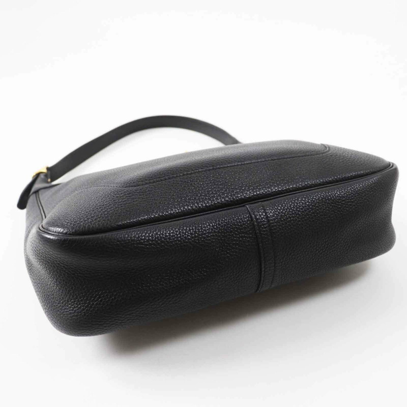 愛馬仕 Trim 31 Togo 黑色肩背包,金色五金配件,G 字印記,法國製造,女士款-4