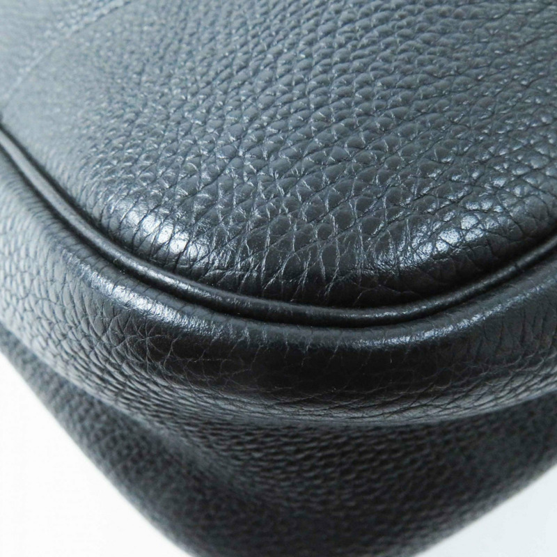 愛馬仕 Trim 31 Togo 黑色肩背包,金色五金配件,G 字印記,法國製造,女士款-7