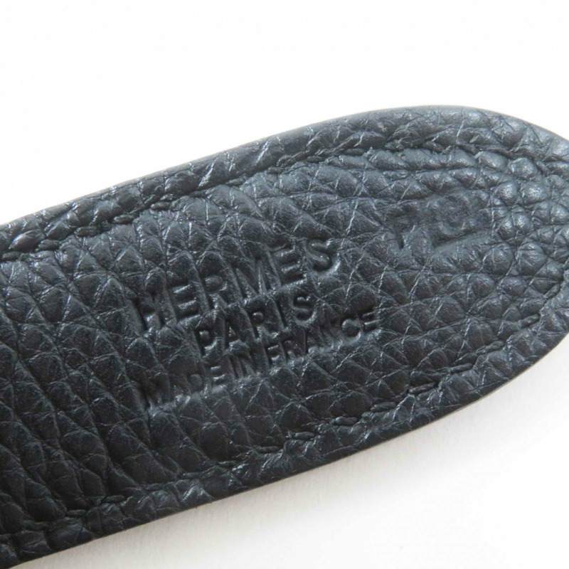 愛馬仕 Trim 31 Togo 黑色肩背包,金色五金配件,G 字印記,法國製造,女士款-10