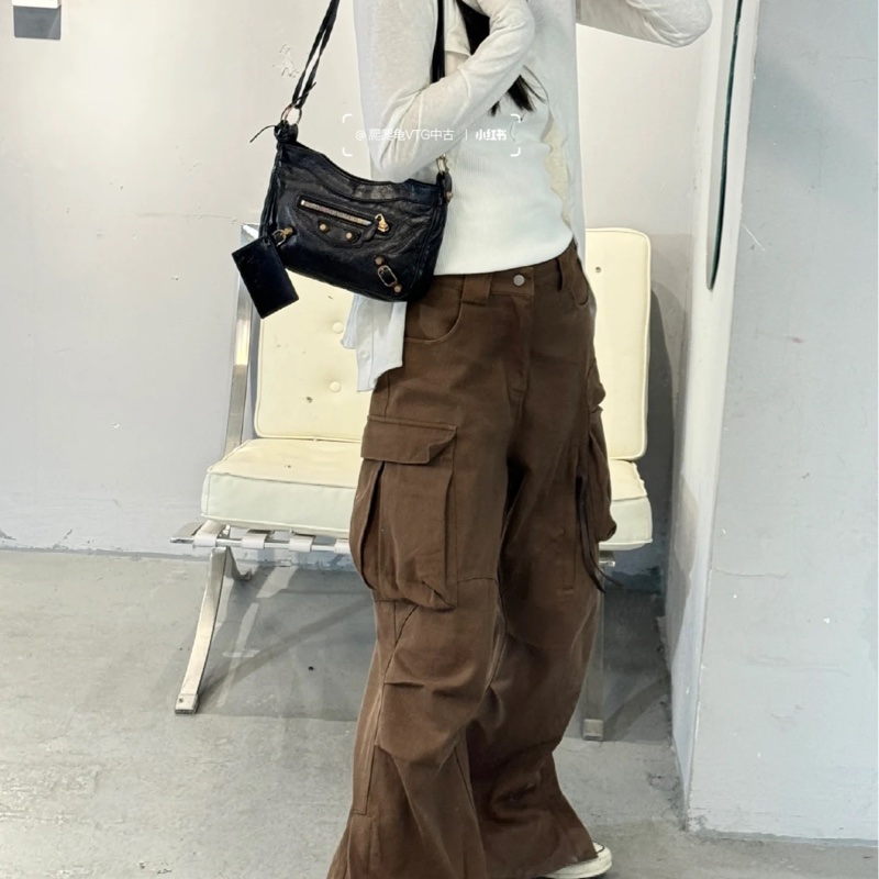 BALENCIAGA 巴黎世家 METALLIC EDGE HIP 金釦 麻將包 腋下包 側背包 肩背包 斜背包-4