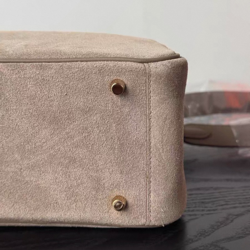 Hermes 愛馬仕 minilindy 大象灰拼 金扣B刻盒子塵袋 復印票-7