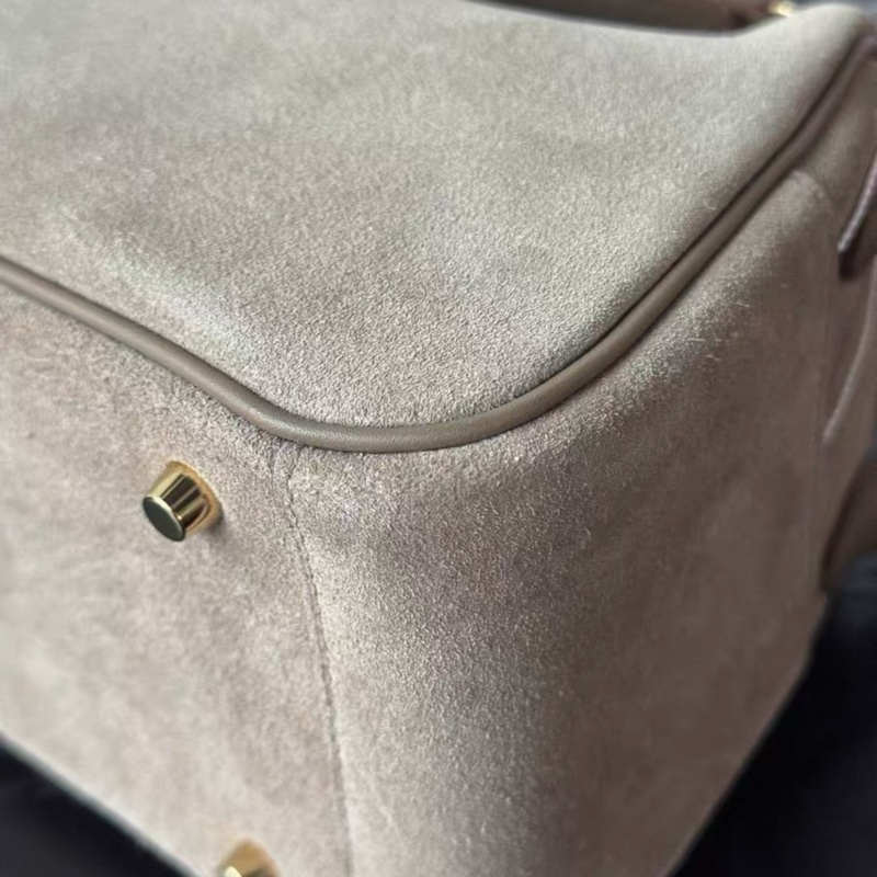 Hermes 愛馬仕 minilindy 大象灰拼 金扣B刻盒子塵袋 復印票-9